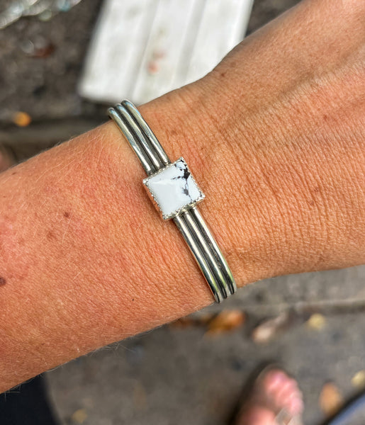 White Buffalo cuff