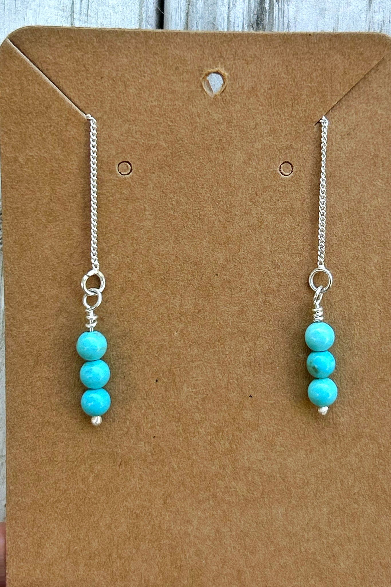 Turquoise dangle earrings