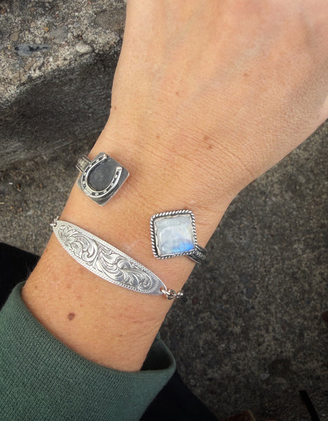 Moonstone cuff