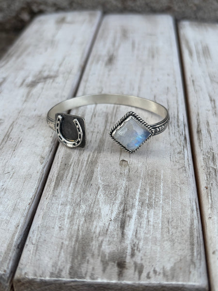 Moonstone cuff