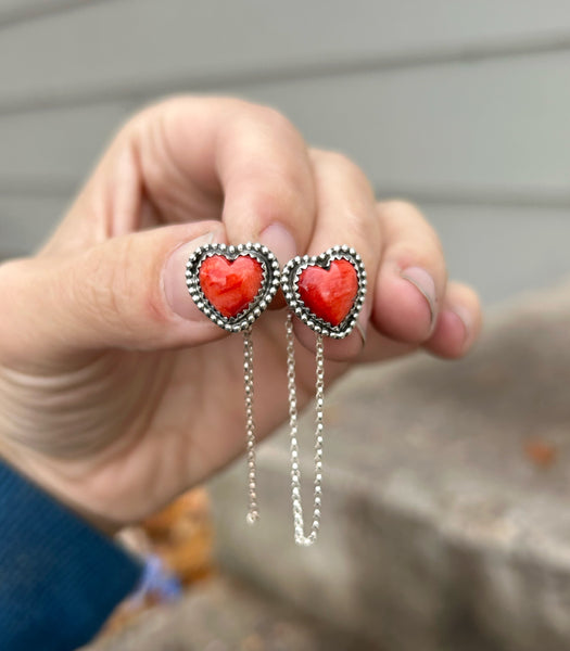 Heart earrings