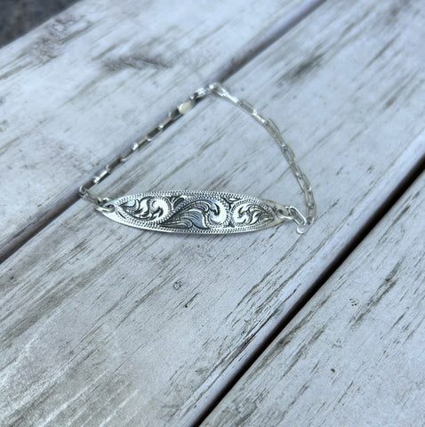 Engraved bracelet
