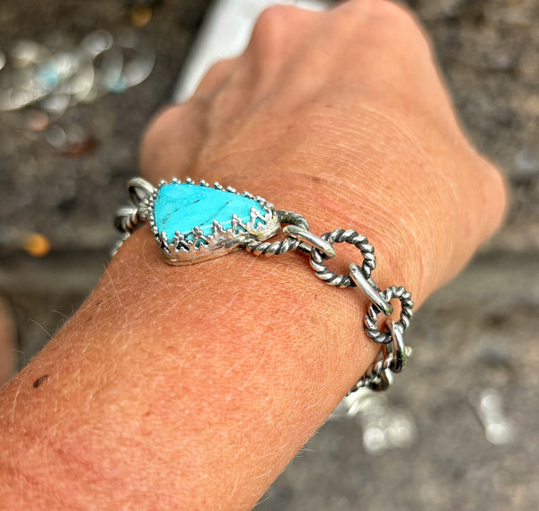 Turquoise chunky bracelet