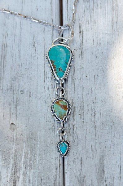 Triple turquoise pendant