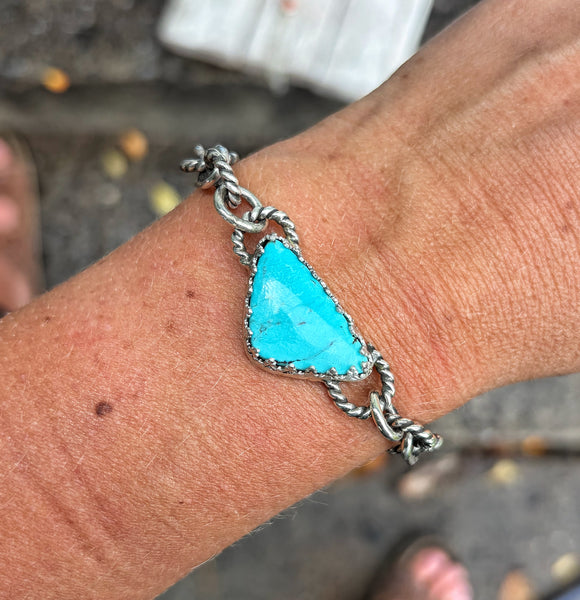 Turquoise chunky bracelet