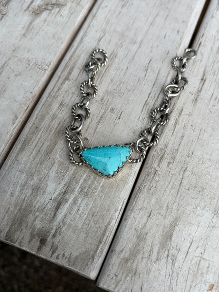 Turquoise chunky bracelet