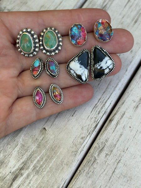 Turquoise studs