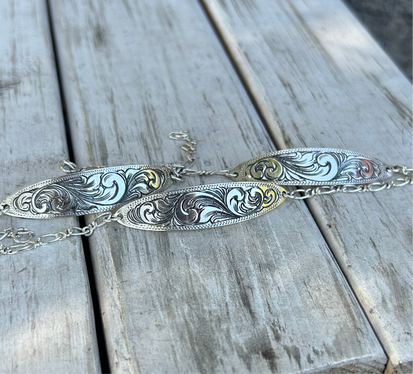 Engraved bracelet