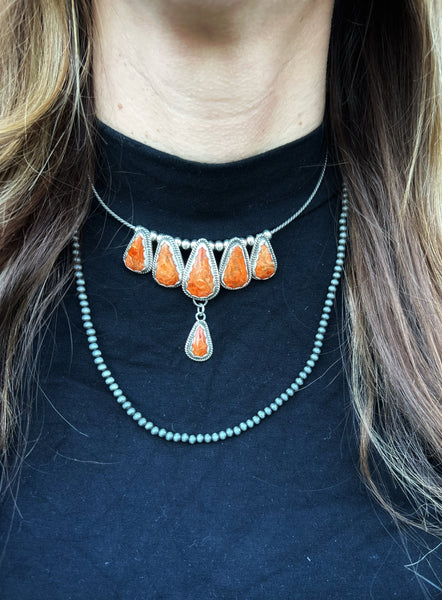 Spiny oyster necklace