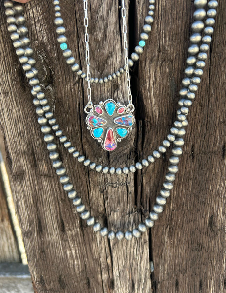 Spiney oyster and turquoise cluster