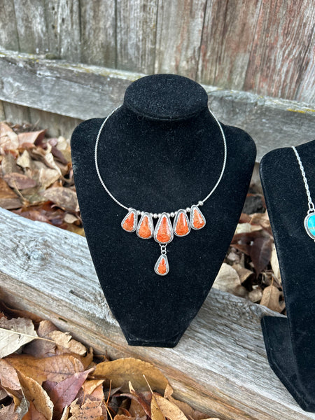 Spiny oyster necklace