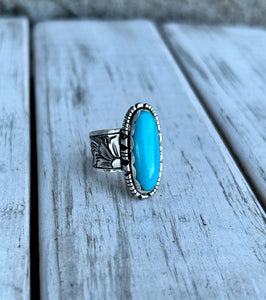 Kingman turquoise ring