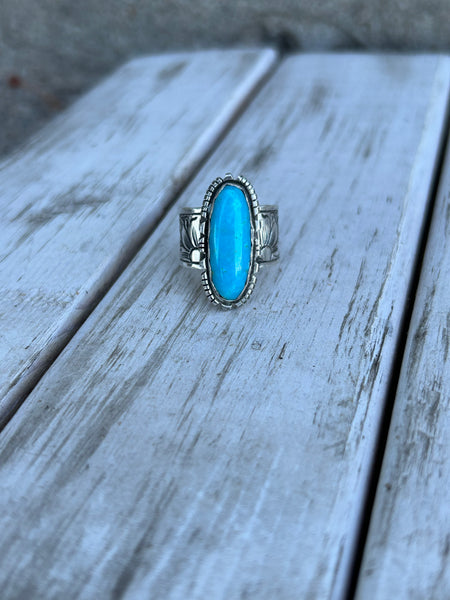 Kingman turquoise ring